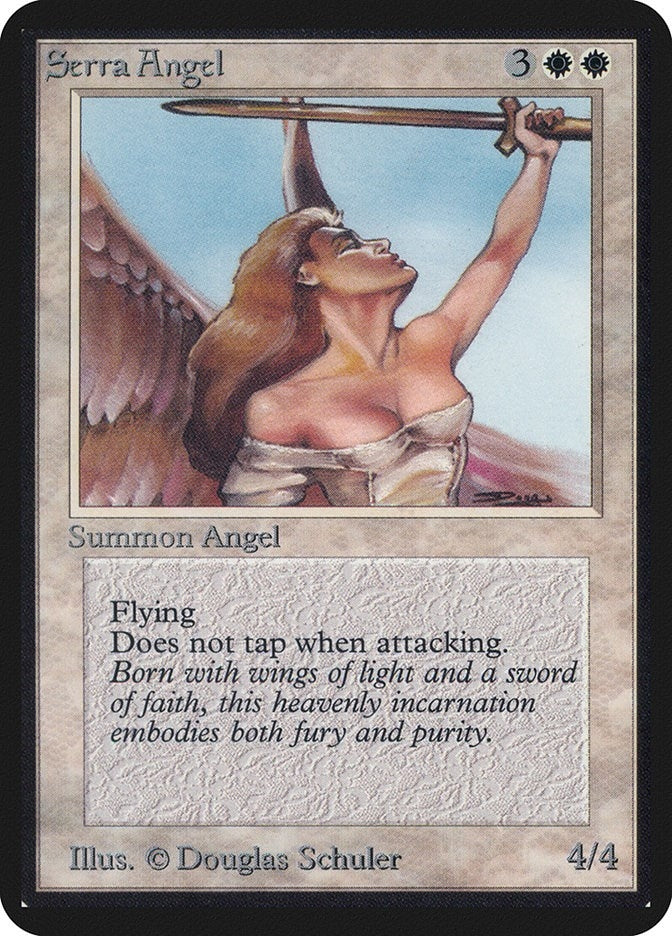Image for Serra Angel [Alpha Edition] - Magic: The Gathering