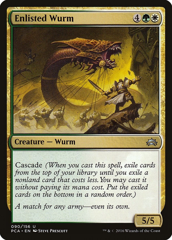 Image for Enlisted Wurm (90) [Planechase Anthology] - Magic: The Gathering