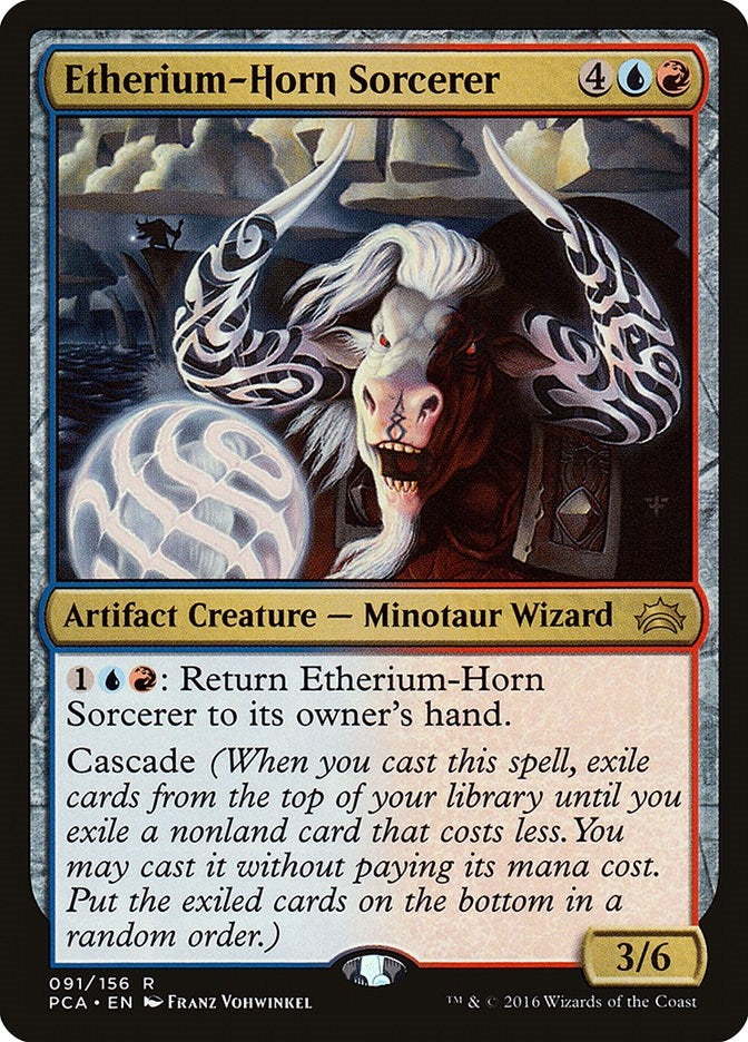 Image for Etherium-Horn Sorcerer (91) [Planechase Anthology] - Magic: The Gathering