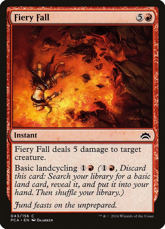 Image for Fiery Fall (43) [Planechase Anthology] - Magic: The Gathering