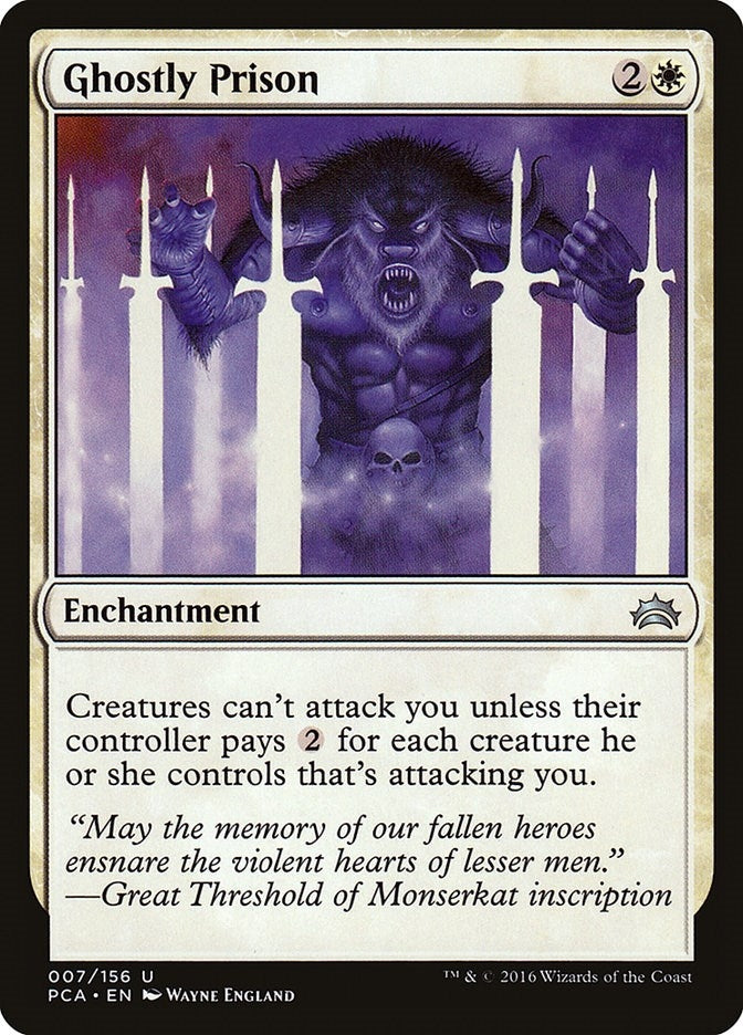 Image for Ghostly Prison (7) [Planechase Anthology] - Magic: The Gathering