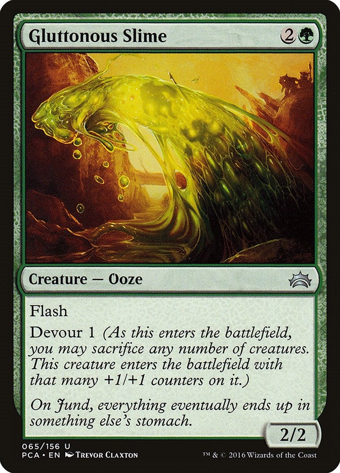 Image for Gluttonous Slime (65) [Planechase Anthology] - Magic: The Gathering