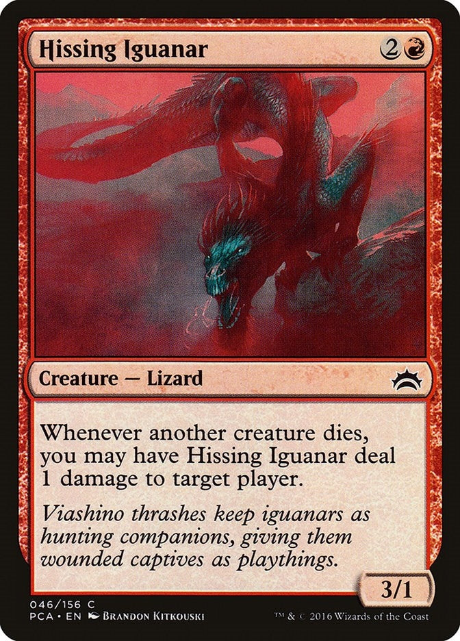 Image for Hissing Iguanar (46) [Planechase Anthology] - Magic: The Gathering