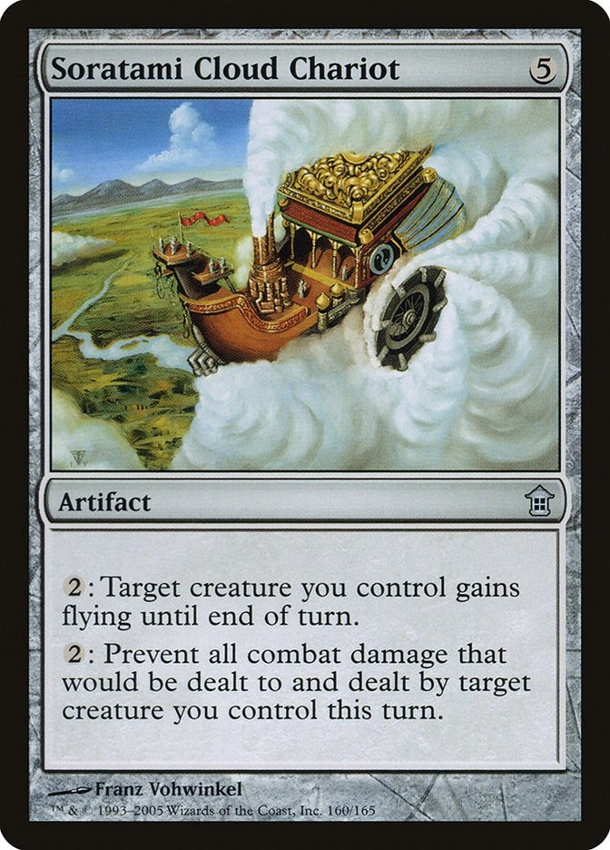 Image for Soratami Cloud Chariot (160) [Saviors of Kamigawa] - Magic: The Gathering