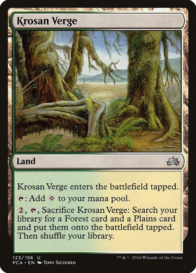 Image for Krosan Verge (123) [Planechase Anthology] - Magic: The Gathering