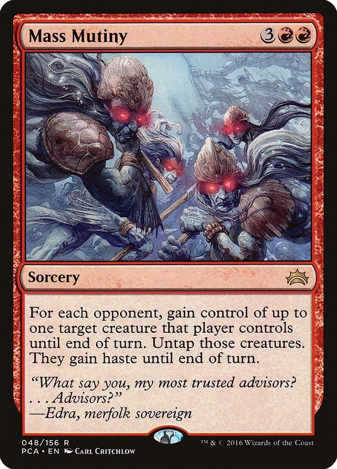 Image for Mass Mutiny (48) [Planechase Anthology] - Magic: The Gathering