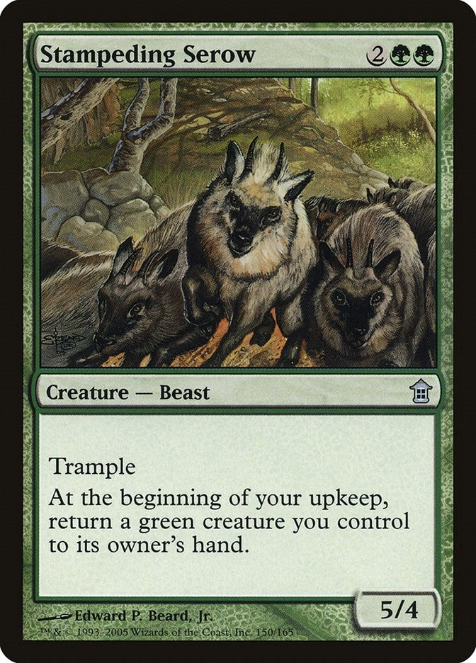 Image for Stampeding Serow (150) [Saviors of Kamigawa] - Magic: The Gathering