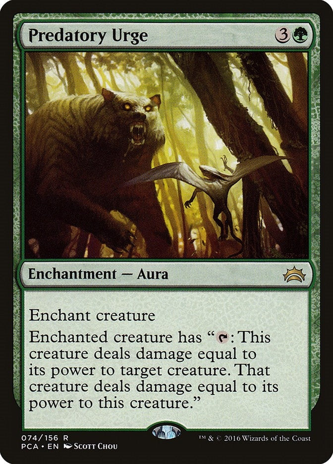 Image for Predatory Urge (74) [Planechase Anthology] - Magic: The Gathering