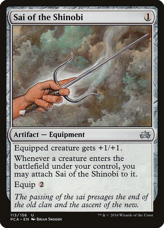 Sai of the Shinobi (113) [Planechase Anthology]