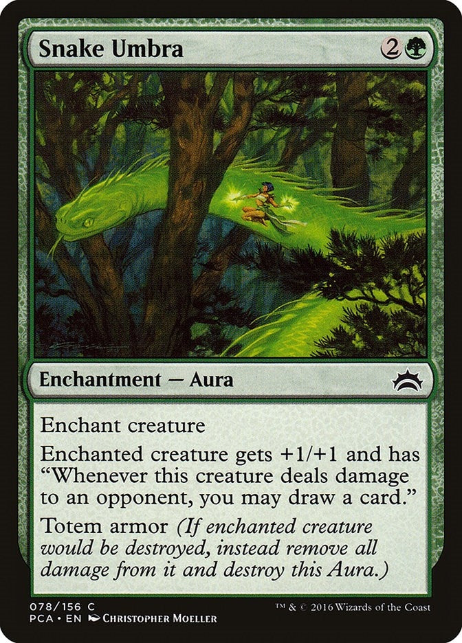 Image for Snake Umbra (78) [Planechase Anthology] - Magic: The Gathering