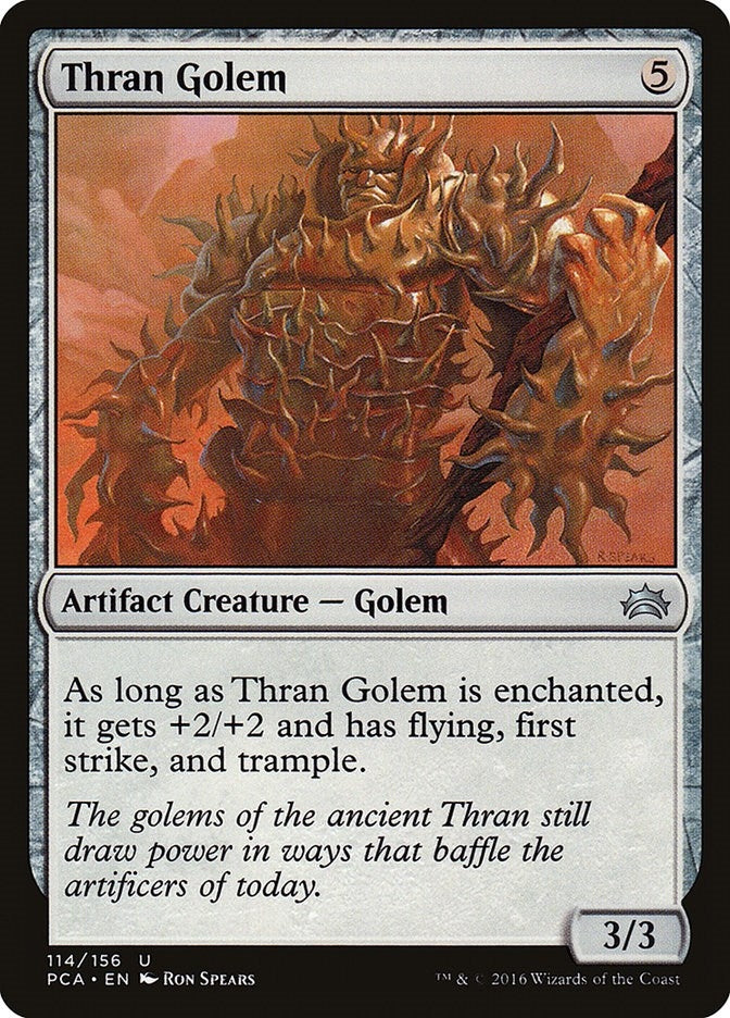 Image for Thran Golem (114) [Planechase Anthology] - Magic: The Gathering