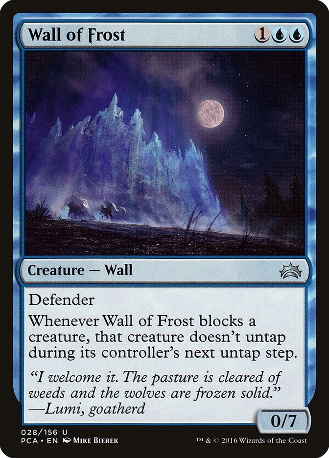 Image for Wall of Frost (28) [Planechase Anthology] - Magic: The Gathering