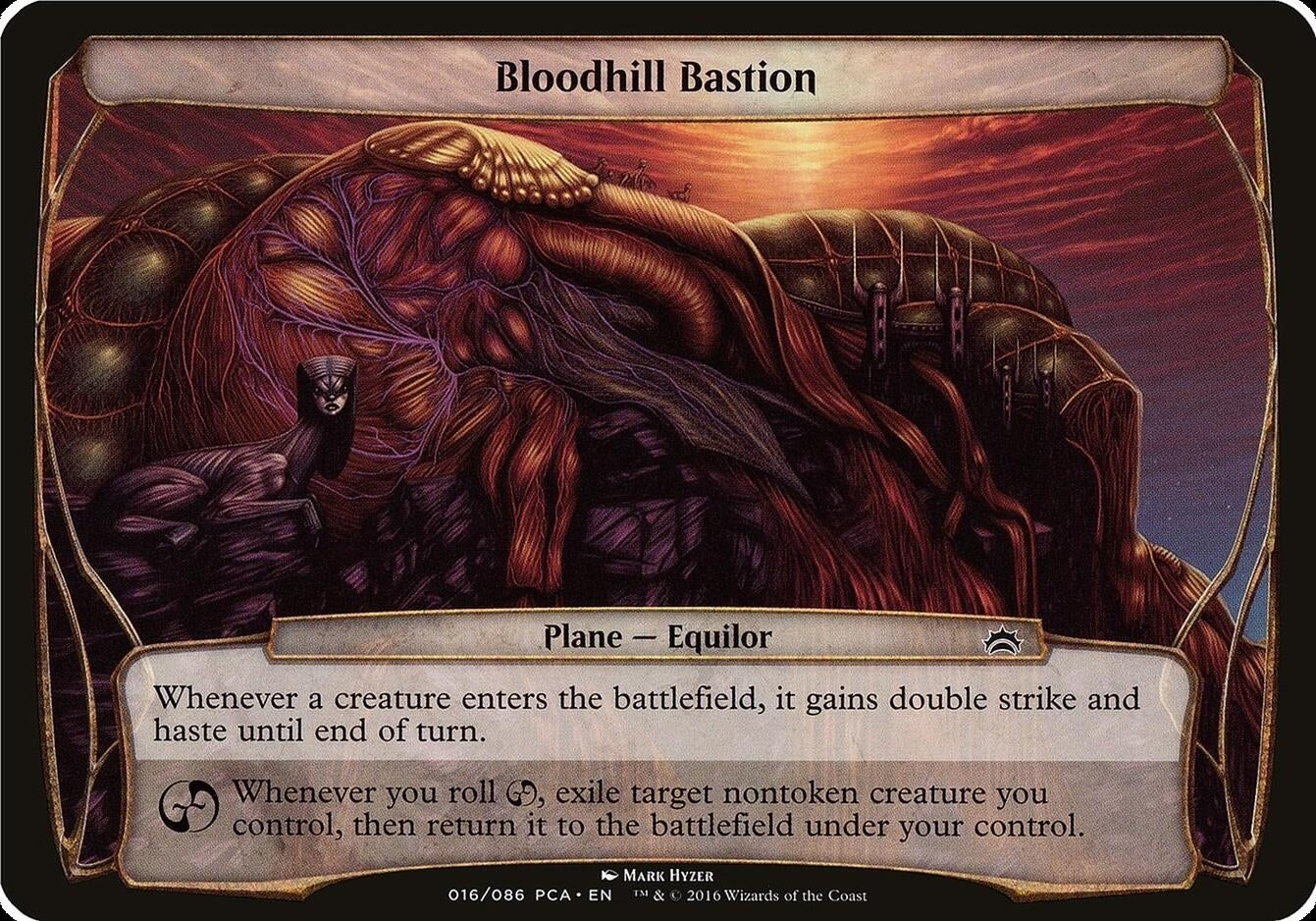 Image for Bloodhill Bastion (Planechase Anthology) [Oversize Cards] - Magic: The Gathering
