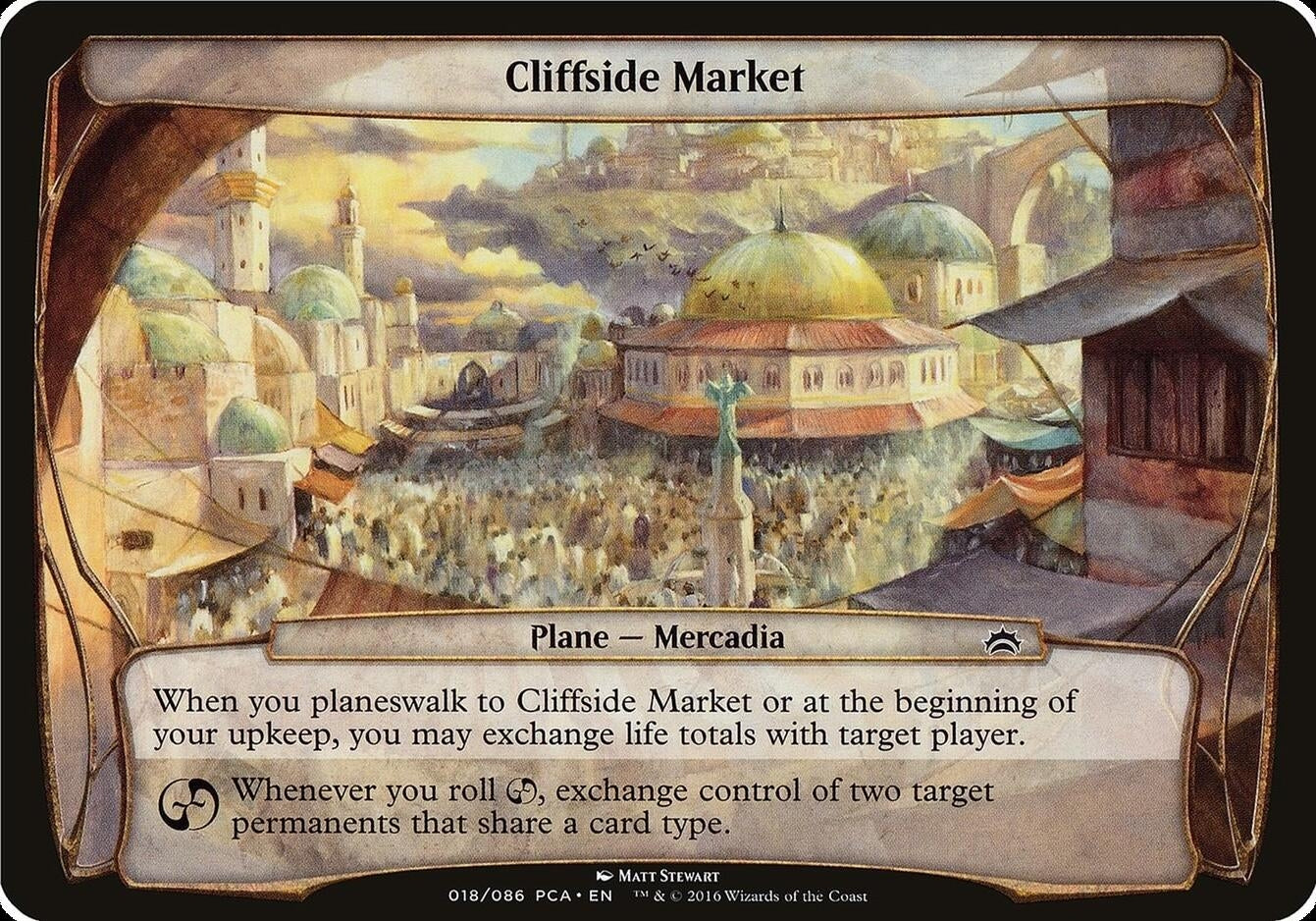 Image for Cliffside Market (Planechase Anthology) [Oversize Cards] - Magic: The Gathering