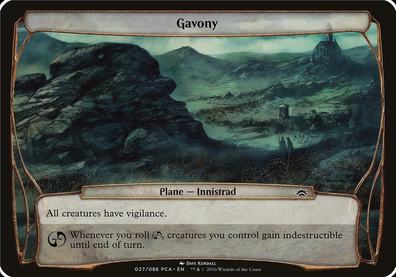 Image for Gavony (Planechase Anthology) [Oversize Cards] - Magic: The Gathering
