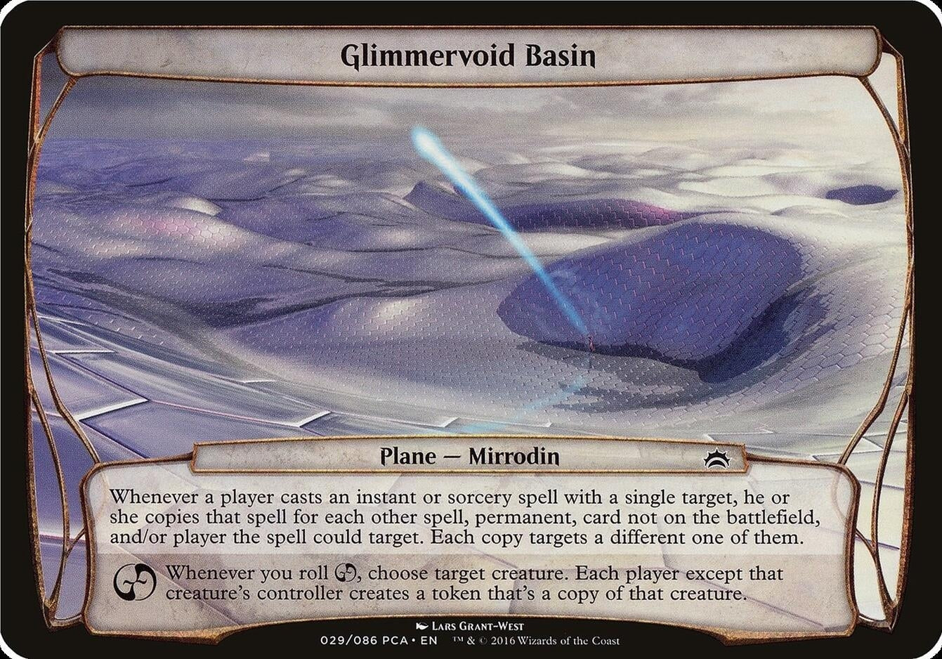 Image for Glimmervoid Basin (Planechase Anthology) [Oversize Cards] - Magic: The Gathering