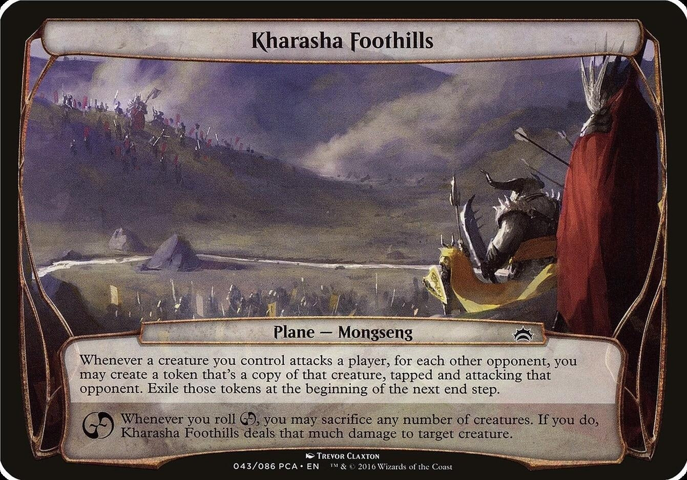 Image for Kharasha Foothills (Planechase Anthology) [Oversize Cards] - Magic: The Gathering