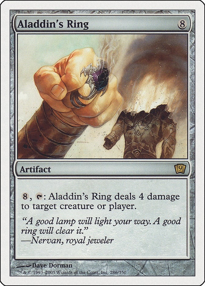 Image for Aladdin's Ring (286) [9th Edition] - Magic: The Gathering
