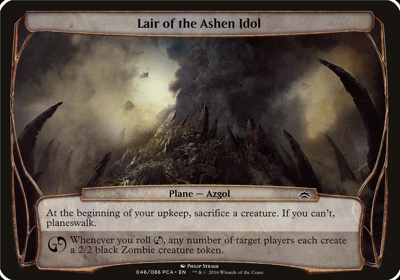Image for Lair of the Ashen Idol (Planechase Anthology) [Oversize Cards] - Magic: The Gathering
