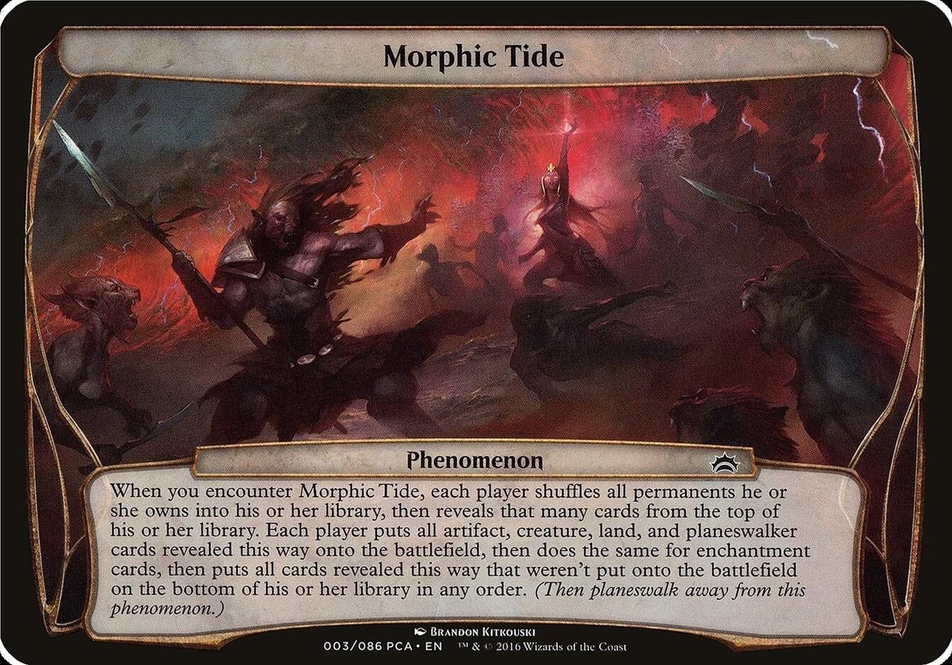 Image for Morphic Tide (Planechase Anthology) [Oversize Cards] - Magic: The Gathering