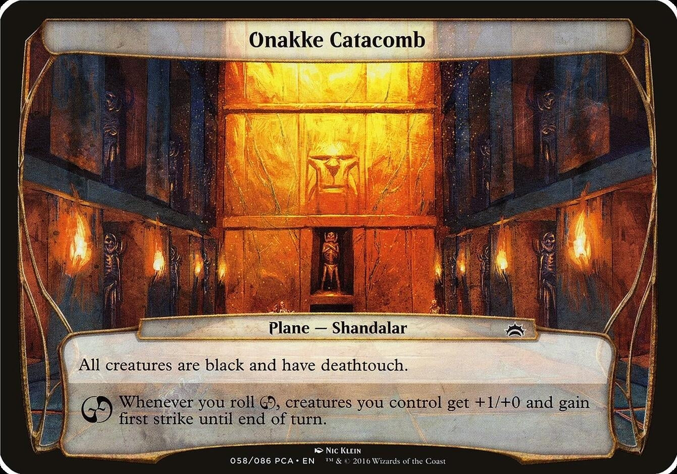 Image for Onakke Catacomb (Planechase Anthology) [Oversize Cards] - Magic: The Gathering