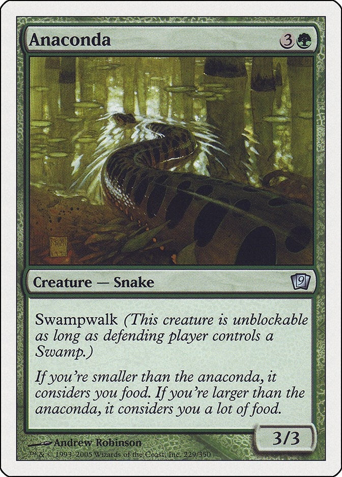 Image for Anaconda (229) [9th Edition] - Magic: The Gathering