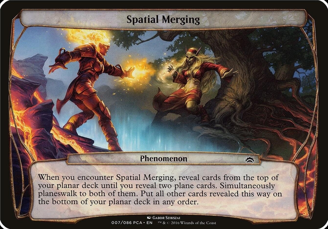Image for Spatial Merging (Planechase Anthology) [Oversize Cards] - Magic: The Gathering