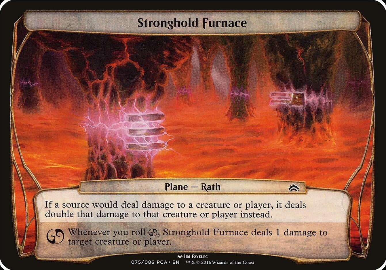 Image for Stronghold Furnace (Planechase Anthology) [Oversize Cards] - Magic: The Gathering
