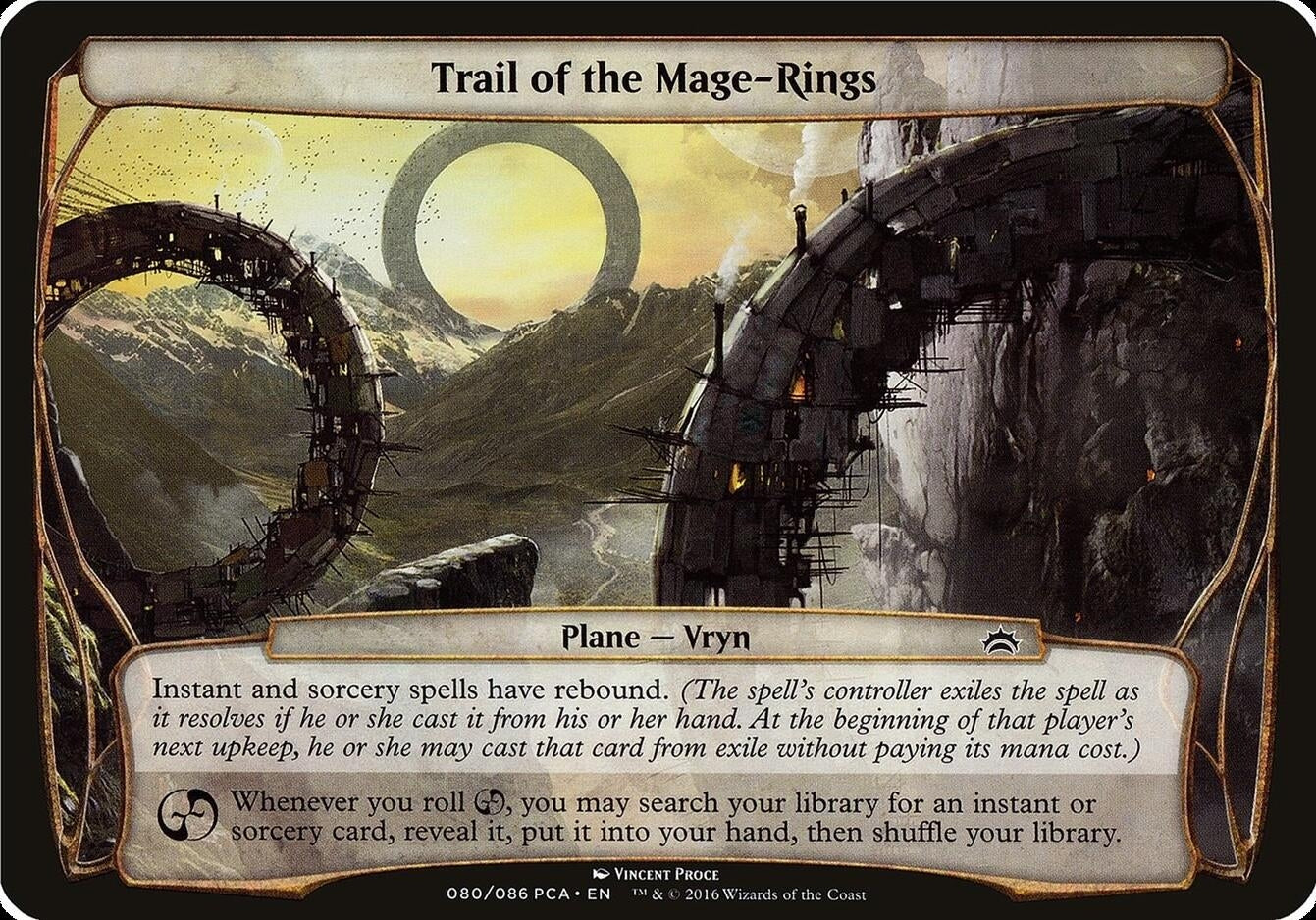 Image for Trail of the Mage-Rings (Planechase Anthology) [Oversize Cards] - Magic: The Gathering