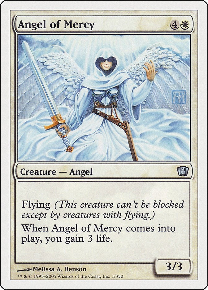 Image for Angel of Mercy (1) [9th Edition] - Magic: The Gathering