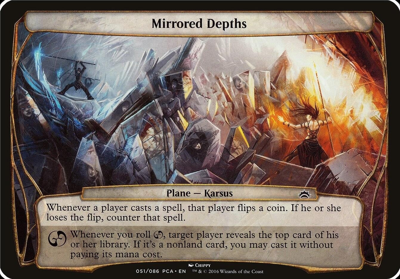 Image for Mirrored Depths (Planechase Anthology) [Oversize Cards] - Magic: The Gathering
