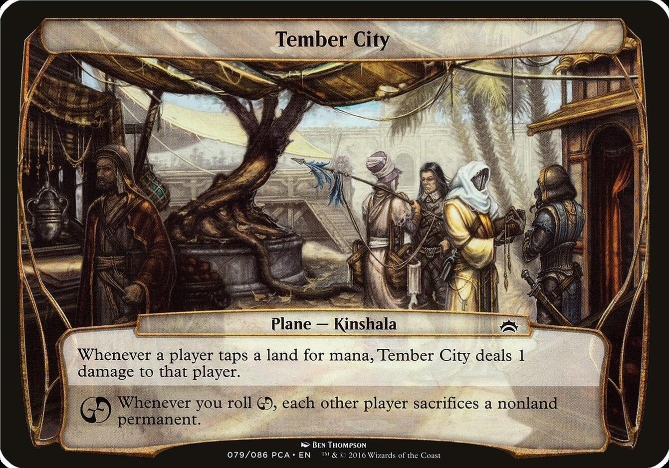 Image for Tember City (Planechase Anthology) [Oversize Cards] - Magic: The Gathering