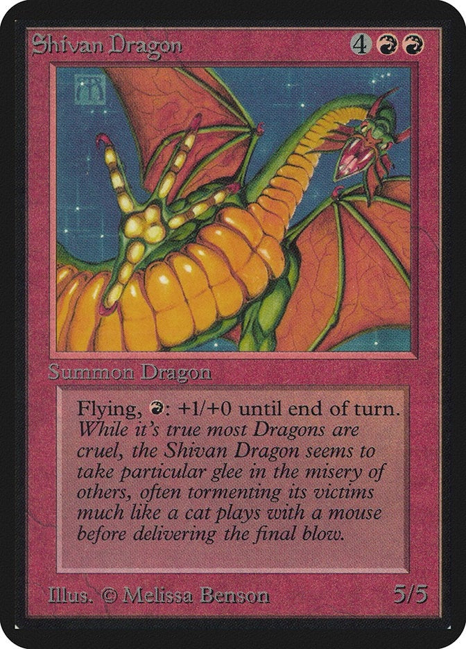 Image for Shivan Dragon [Alpha Edition] - Magic: The Gathering