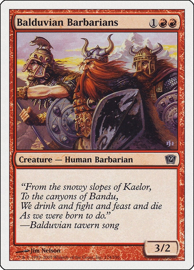 Image for Balduvian Barbarians (174) [9th Edition] - Magic: The Gathering