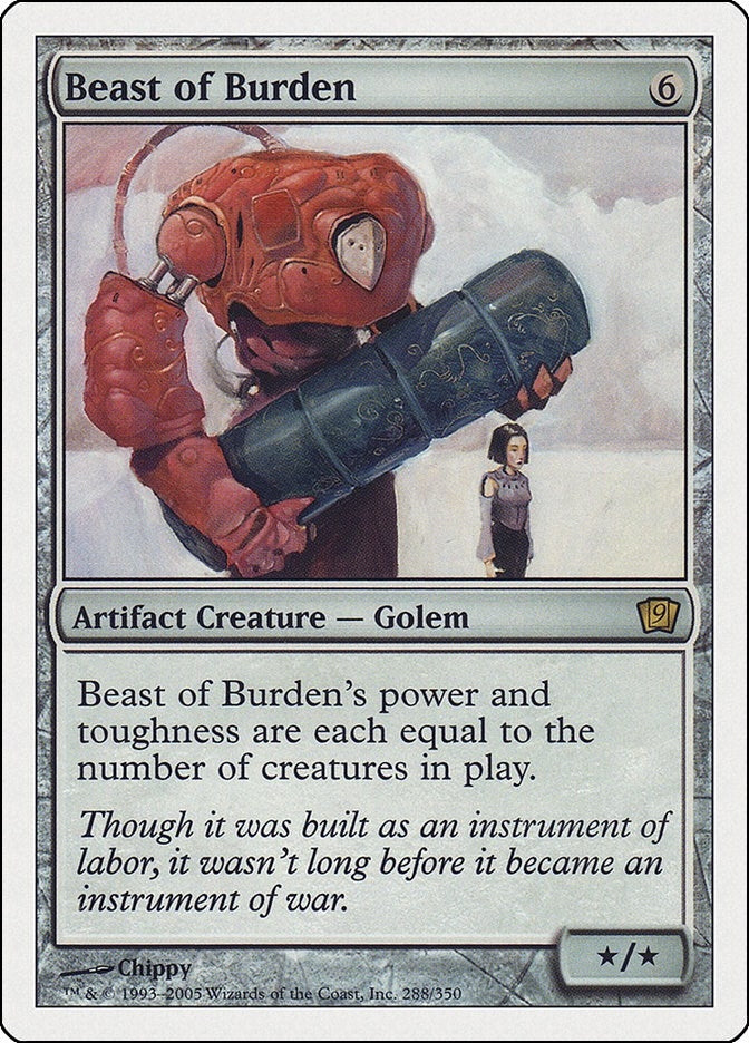 Image for Beast of Burden (288) [9th Edition] - Magic: The Gathering