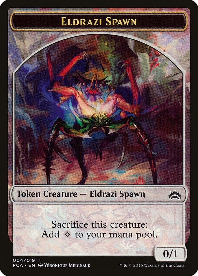 Image for Eldrazi Spawn (004) // Eldrazi Double-Sided Token (4 // 1) [Planechase Anthology] - Magic: The Gathering