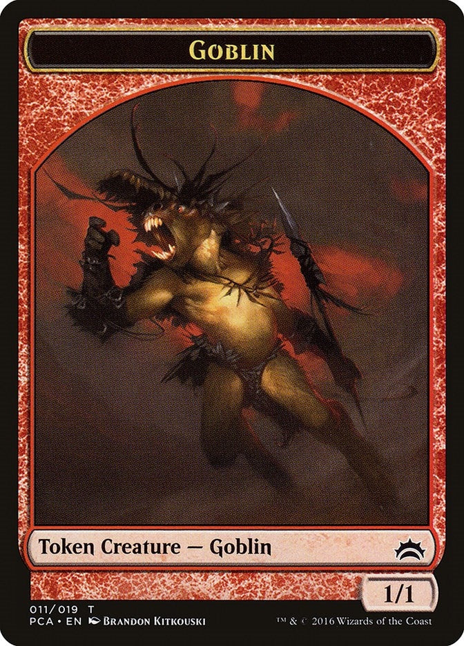 Image for Goblin // Boar Double-Sided Token (11 // 14) [Planechase Anthology] - Magic: The Gathering
