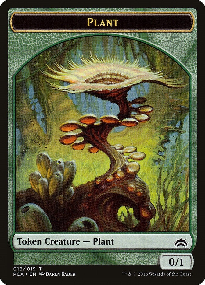 Image for Plant // Ooze Double-Sided Token (18 // 16) [Planechase Anthology] - Magic: The Gathering