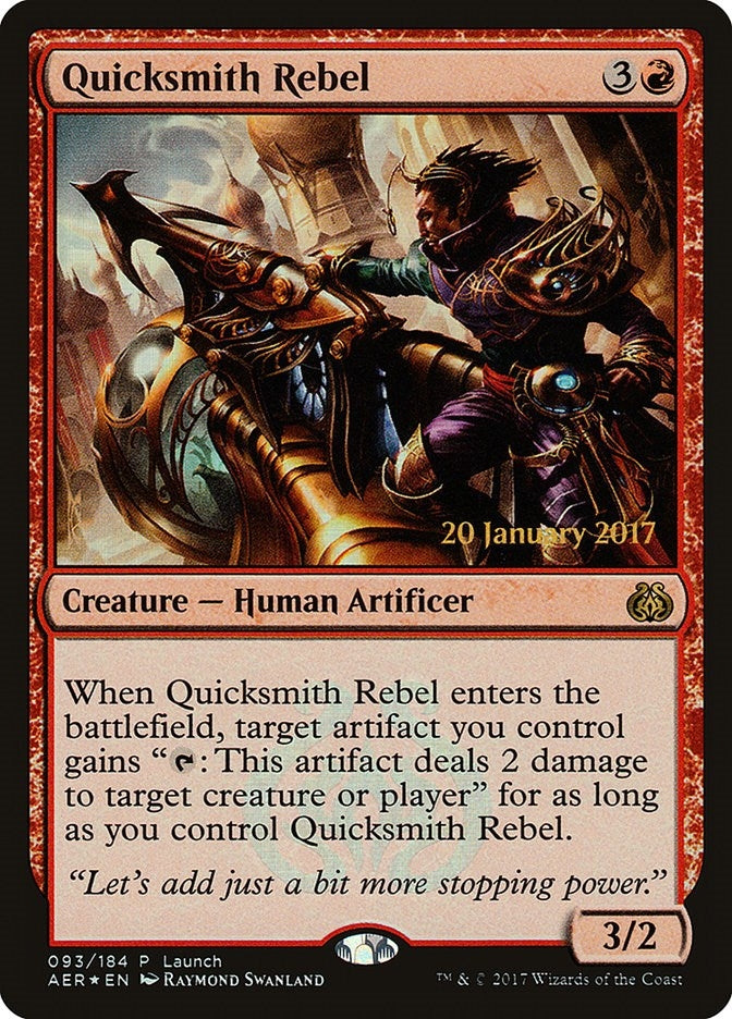 Image for Quicksmith Rebel (93) [Launch Party & Release Event Promos] - Magic: The Gathering