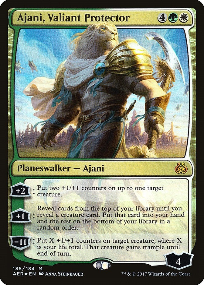 Image for Ajani, Valiant Protector (185) [Aether Revolt] - Magic: The Gathering