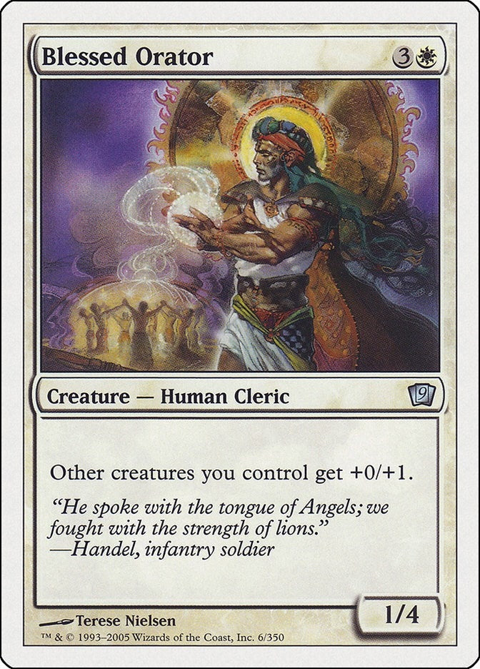 Image for Blessed Orator (6) [9th Edition] - Magic: The Gathering