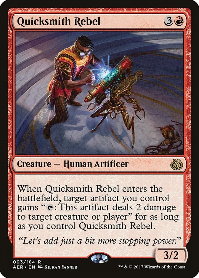 Image for Quicksmith Rebel (93) [Aether Revolt] - Magic: The Gathering