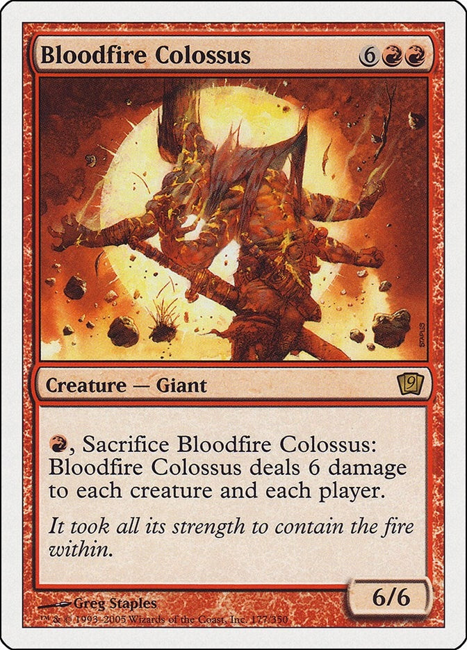 Image for Bloodfire Colossus (177) [9th Edition] - Magic: The Gathering