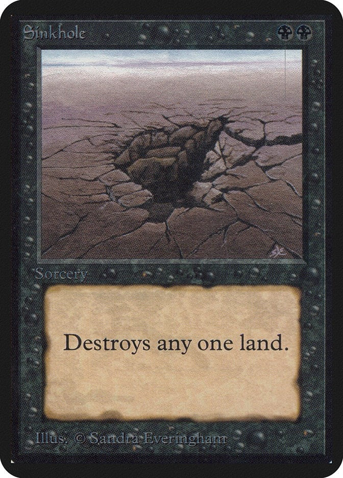 Image for Sinkhole [Alpha Edition] - Magic: The Gathering