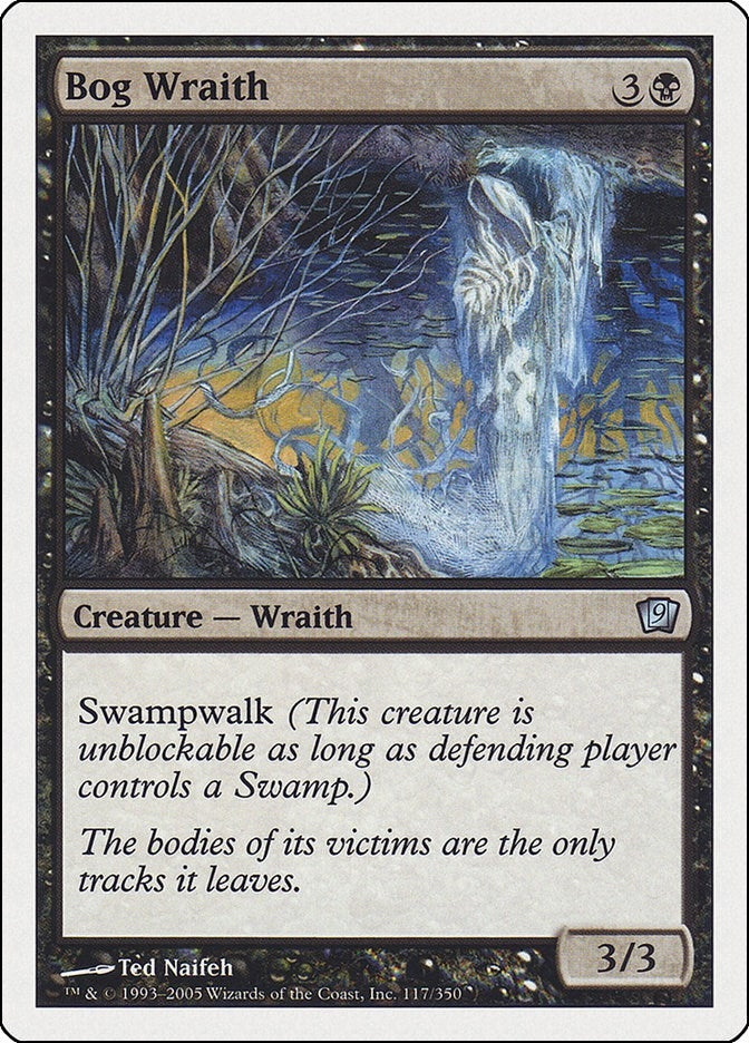Image for Bog Wraith (117) [9th Edition] - Magic: The Gathering