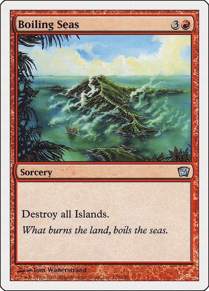 Image for Boiling Seas (178) [9th Edition] - Magic: The Gathering