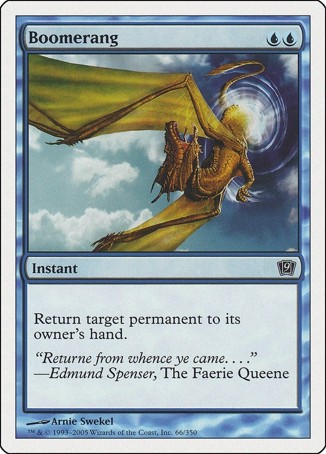 Image for Boomerang (66) [9th Edition] - Magic: The Gathering