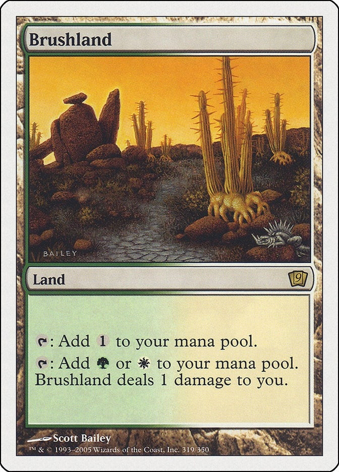 Image for Brushland (319) [9th Edition] - Magic: The Gathering