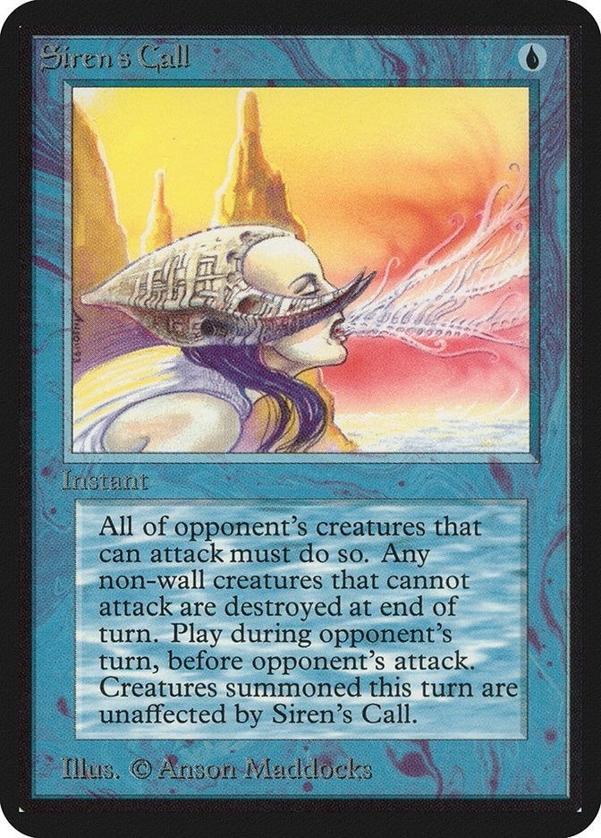 Image for Siren's Call [Alpha Edition] - Magic: The Gathering