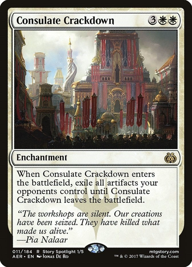 Image for Consulate Crackdown (11) [Aether Revolt] - Magic: The Gathering